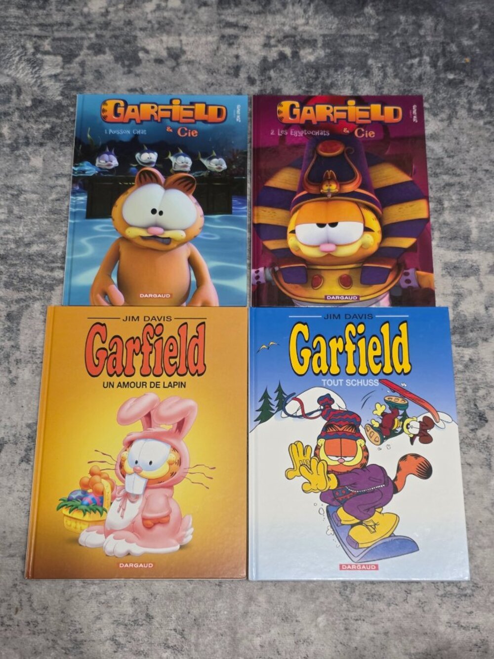 Lot of 4 French Garfield BD